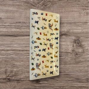 Disney 100TH Platter Plate ZB Zrike 14 X 6 1/2 Alice Stitch Pooh Mickey & Minnie